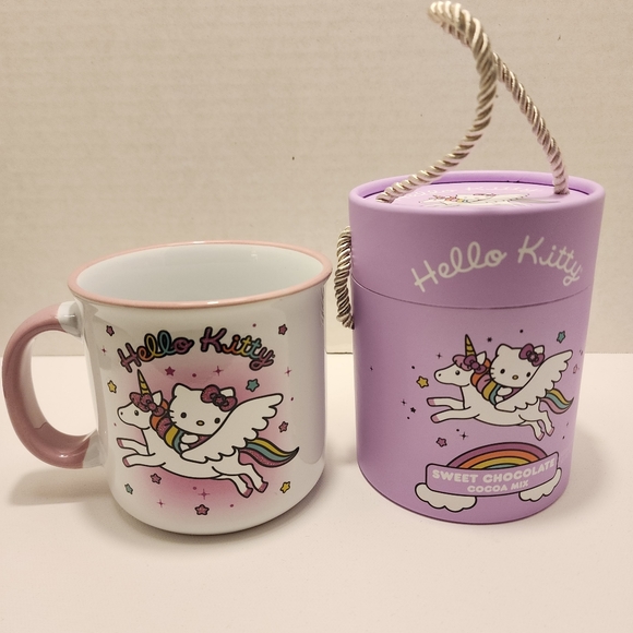 Sanrio Hello Kitty Sweet Chocolate Cocoa Mix Plus 20oz Mug Set Of 2 - Picture 6 of 6